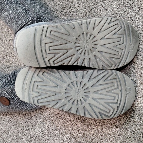 Ugg Australia Women 5819 Sweater Knit Button Boots shoes sz 8 - Picture 9 of 13